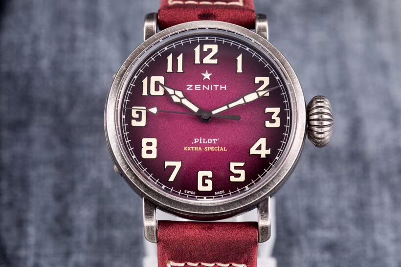 Red Pilot Type 20 Extra Special 40mm Aged SS Case XF Best Edition with Asso Strap MIYOTA 9015
