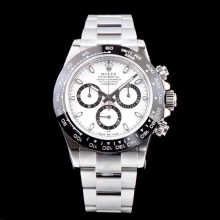 Daytona 116500LN CER/SS/SS White ARF V2 A4130 Mod