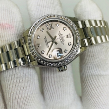 DateJust 28mm SS BP Best Edition Silver Dial on SS Bracelet ETA2671