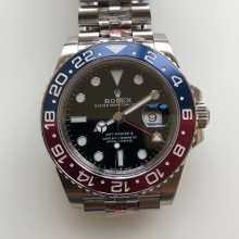 GMT Master II 126710 Jubilee 904L SS/SS pepsi GMF A2836