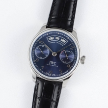 Portuguese Real PR Real Annual Calendar IW503502 YLF 1:1  Blue Dial v2