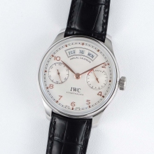 Portuguese Real PR Real Annual Calendar IW503502 YLF 1:1  white Dial v2