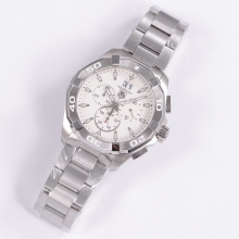 tag aquaracer 43mm swiss quartz sapphire chronograph