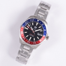 tag aquaracer calibre 7 swiss eta2893 gmt sapphire