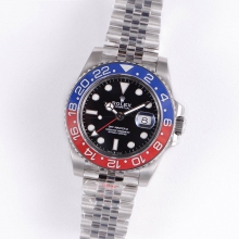 GMT Master II 126710 BLRO Real Ceramic 904L SS GMF  on Jubilee Bracelet A2836