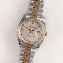 DateJust 36 SS/YG 116233 ARF 904L Steel offwhite  on Jubilee Bracelet SH3135 V2