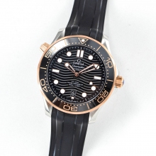 Seamaster ceramic 300m 2019 YG/SS/  rubber  Black VSF Asia 8800