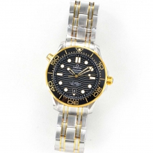 Seamaster ceramic 300m 2019 YG/SS/ steel Black dial VSF Asia 8800