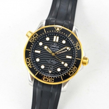 Seamaster ceramic 300m 2019 YG/SS/ rubber Black VSF Asia 8800