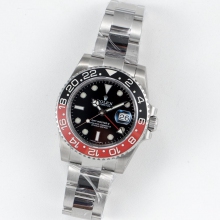 GMT Master II 116719 Real Ceramic 904L SS GMF on oyster Bracelet A2836