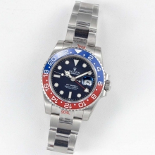 GMT Master II 126710 BLRO Real Ceramic 904L SS GMF on oyster  Bracelet A2836