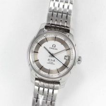 De Ville Hour Vision 41mm SS VSF Silver Dial on SS Bracelet A8500 Super Clone