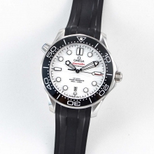 Seamaster ceramic 300m 2019 SS/SS/ rubber white dial VSF Asia 8800