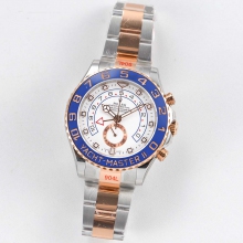 YachtMaster II 2116681 SS/RG Blue Ceramic GMF on SS/RG Bracelet A7750