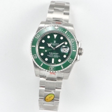 Submariner 116610lv hulk Date green Ceramic noob v10 904L SS Bracelet a2836