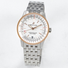 breitling navitimer 38mm KOR CLONE/SWISS 2824 extra leather strap