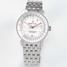 breitling navitimer 38mm KOR CLONE/SWISS 2824 extra leather strap