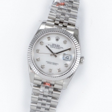 DateJust 36mm Jub Flt 904L White/diamont GMF A2836