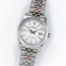 DateJust 36mm Jub Flt 904L White/sticks GMF A2836