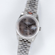 DateJust 36mm Jub Flt 904L grey/roman GMF A2836