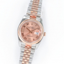 DateJust 36mm Jub Fluted twotone 904L gold/roman GMF A2836