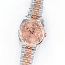 DateJust 36mm Jub Fluted twotone 904L gold/stick GMF A2836 Price : $369