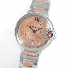 BALLON BLEU V6F 33MM SS/RG RG TEXTURE DIAL ON SS BRACELET SEIKO NH05A