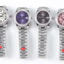 31mm SS Roman Markers diamond 6 diamond bezel 23J