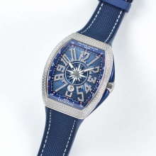 Vanguard Mens Yachting Diamont encrasted V45  Blue ZF MY9015