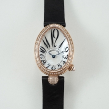 Reine de Naples  RG ZF White MOP Dial Diamonds